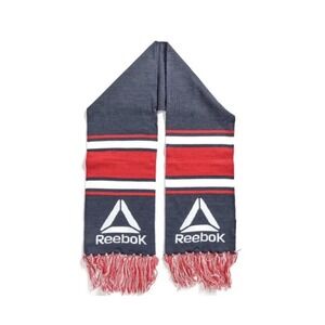 Reebok Rally Scarf  Red White Blue‎ With Logo NEW
